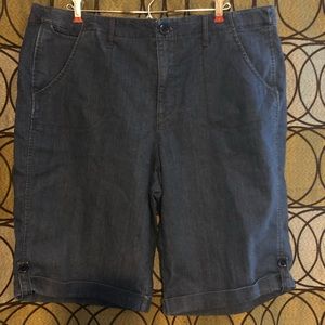 Plus size jean shorts